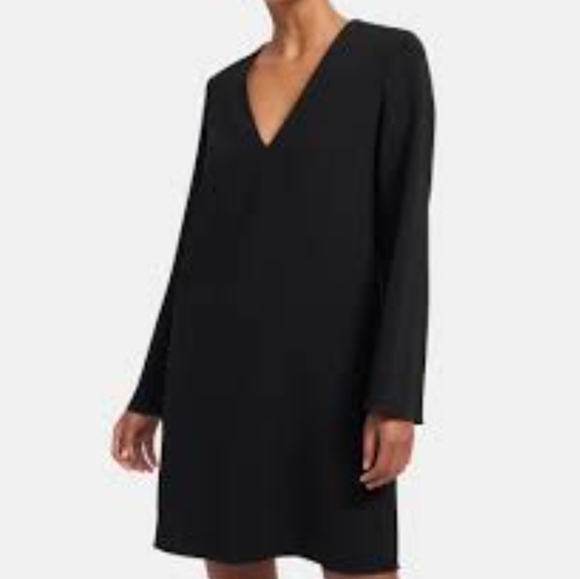Nwt dynamite black dark academia v neck dress - Picture 1 of 6